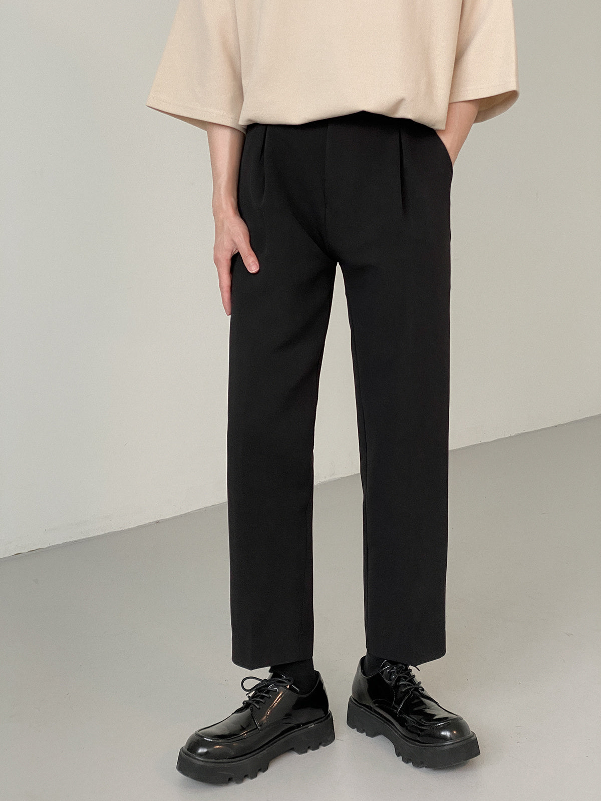 CROPPED SUIT PANTS - INTOHYPEZONE