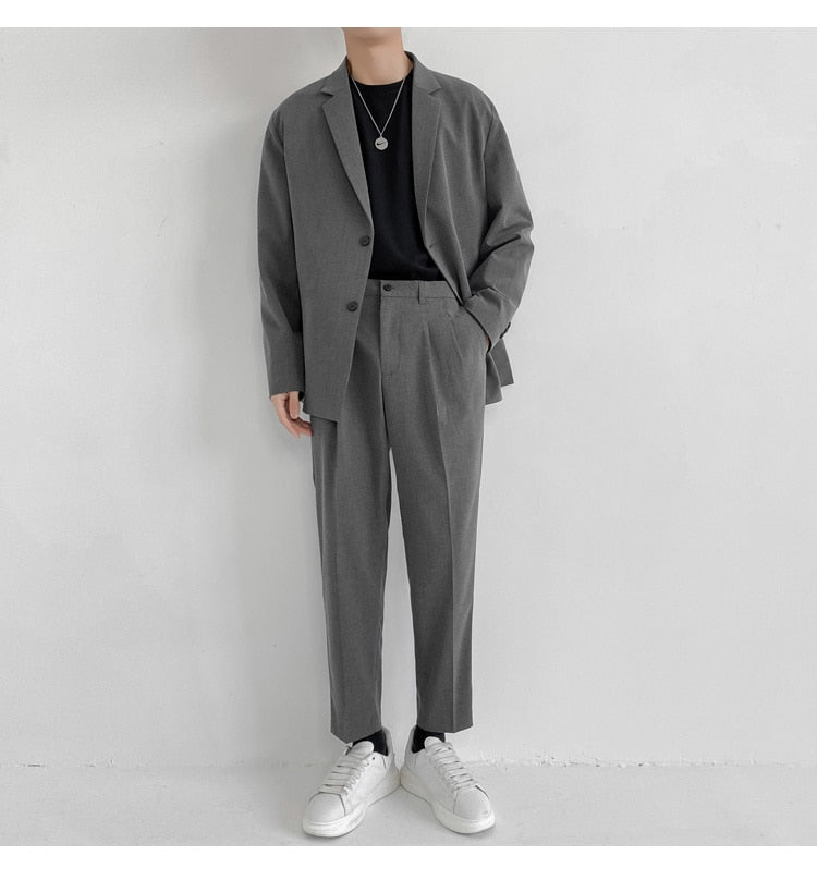 LIGHTWEIGHT TWO PIECE SUIT - INTOHYPEZONE