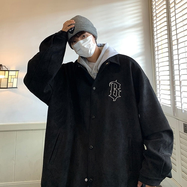 EMBROIDED SUEDE JACKET - INTOHYPEZONE