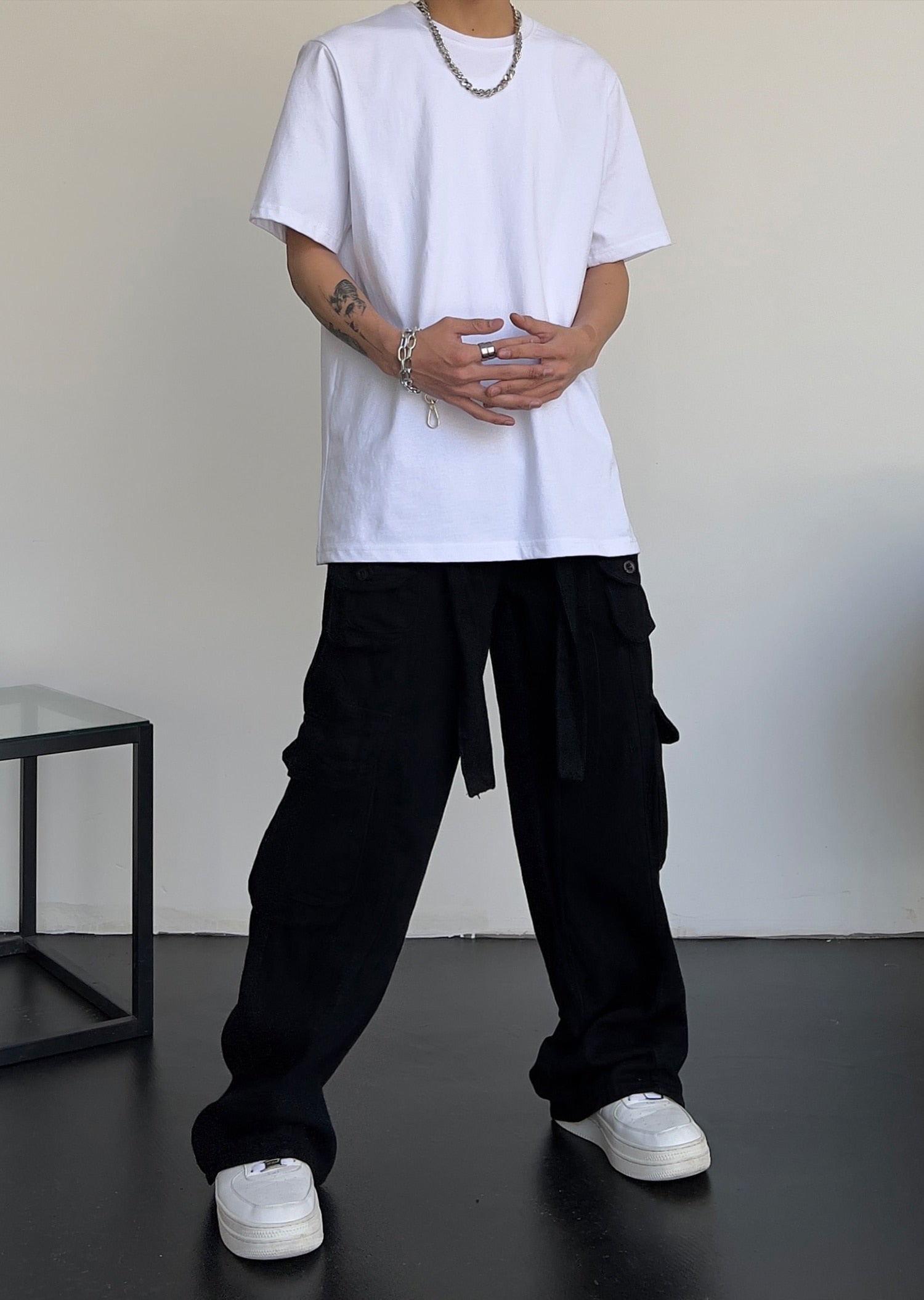 MULTI POCKET STRAIGHT CARGO PANTS - INTOHYPEZONE