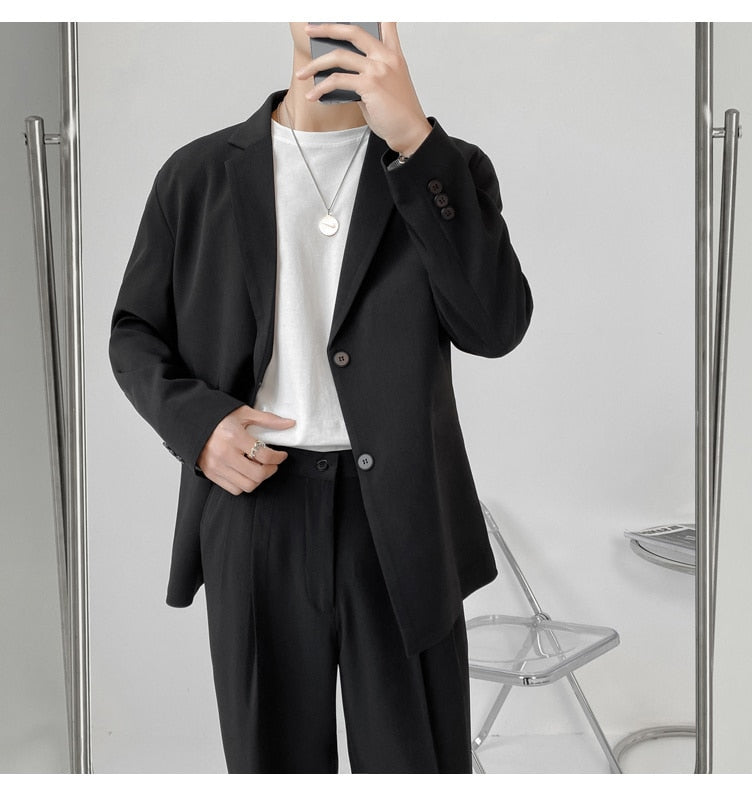 LIGHTWEIGHT TWO PIECE SUIT - INTOHYPEZONE