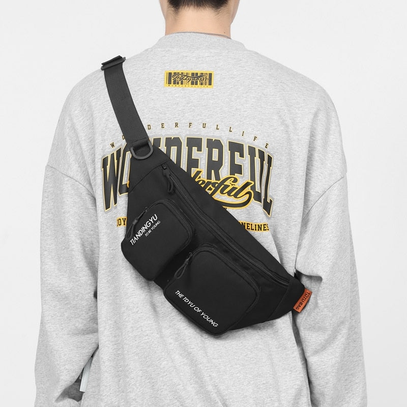 NYLON CROSSBODY BAG - INTOHYPEZONE