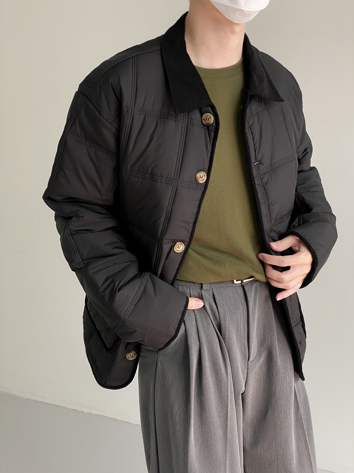SEAMS DETAIL ZIPPER JACKET - INTOHYPEZONE