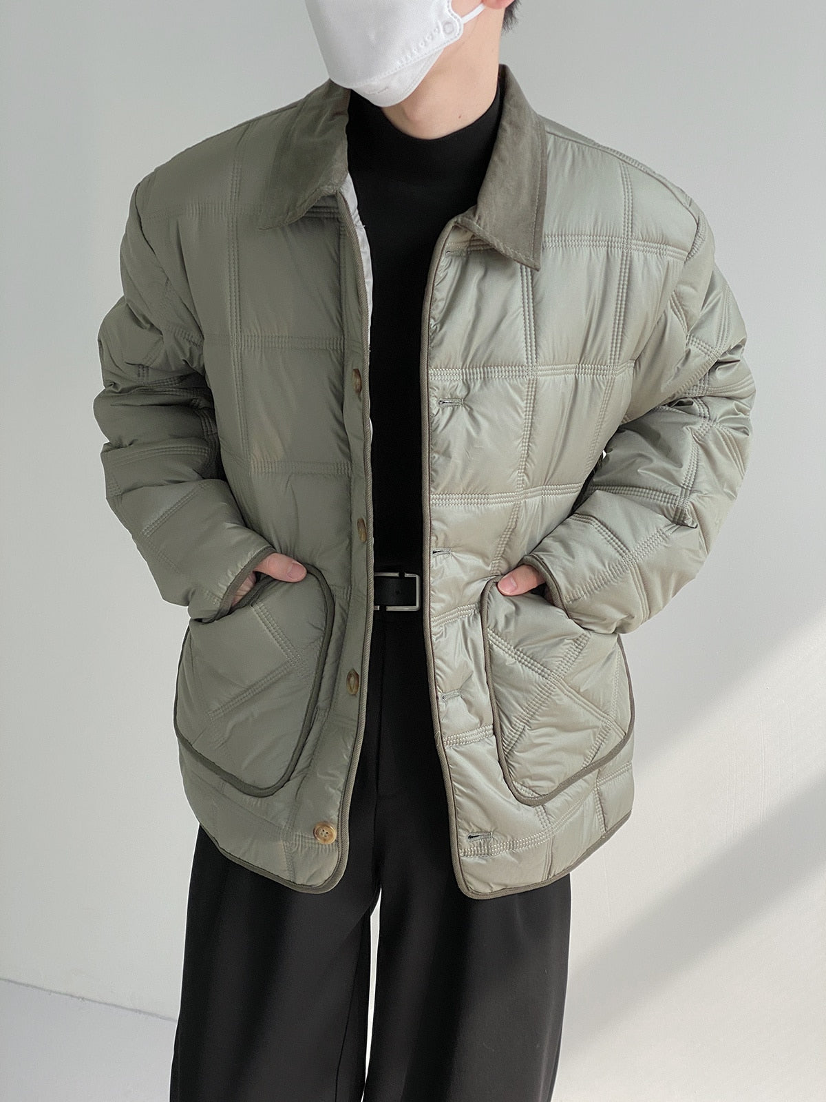 SEAMS DETAIL ZIPPER JACKET - INTOHYPEZONE
