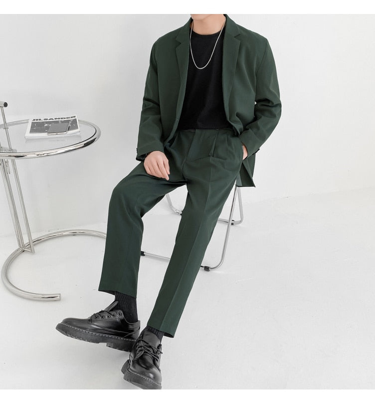LIGHTWEIGHT TWO PIECE SUIT - INTOHYPEZONE