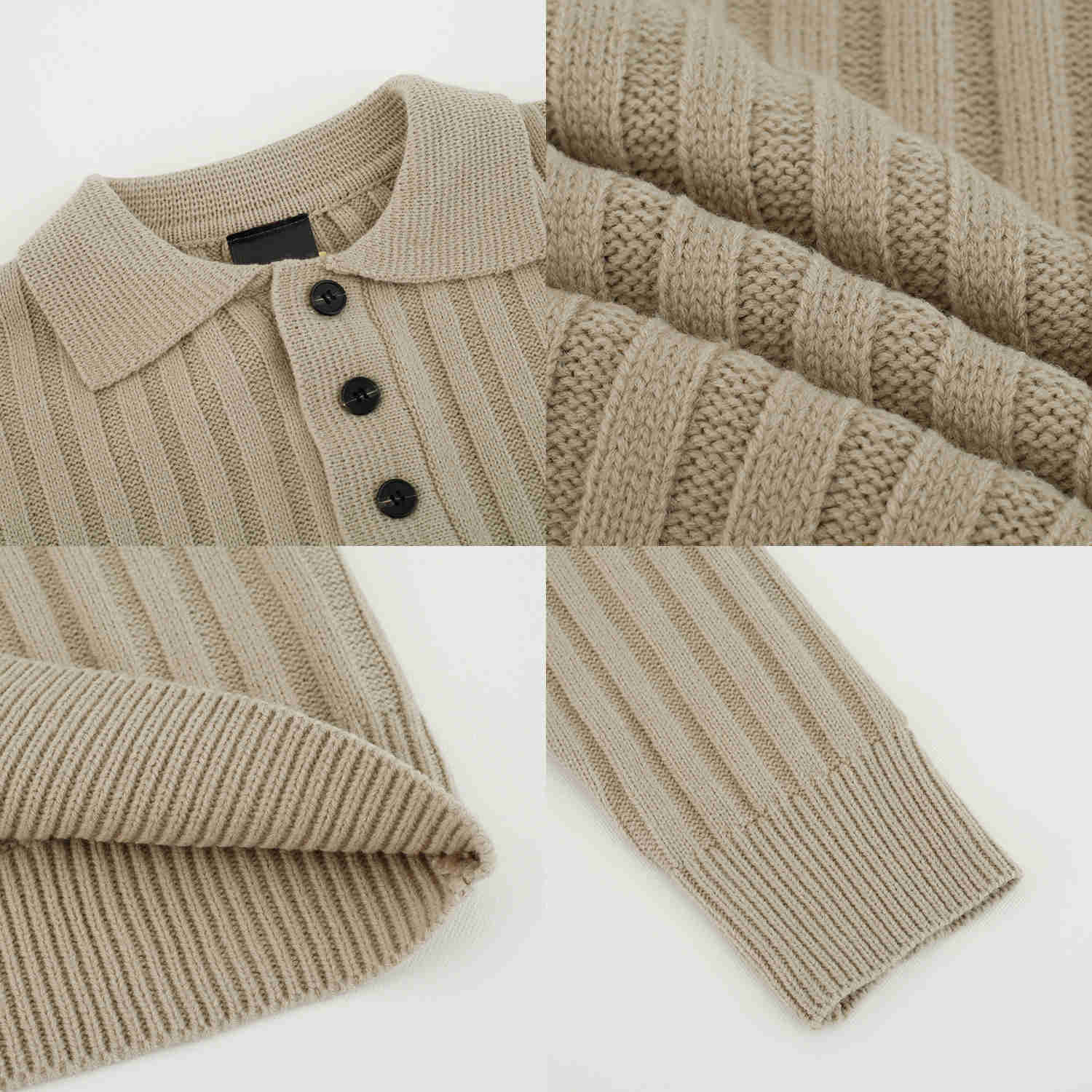TURN DOWN COLLAR SWEATER - INTOHYPEZONE