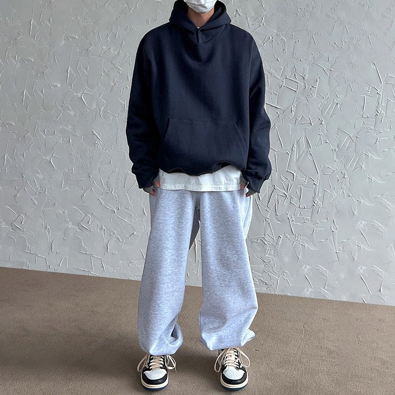 BLANK LOOSE FIT HOODIE - INTOHYPEZONE