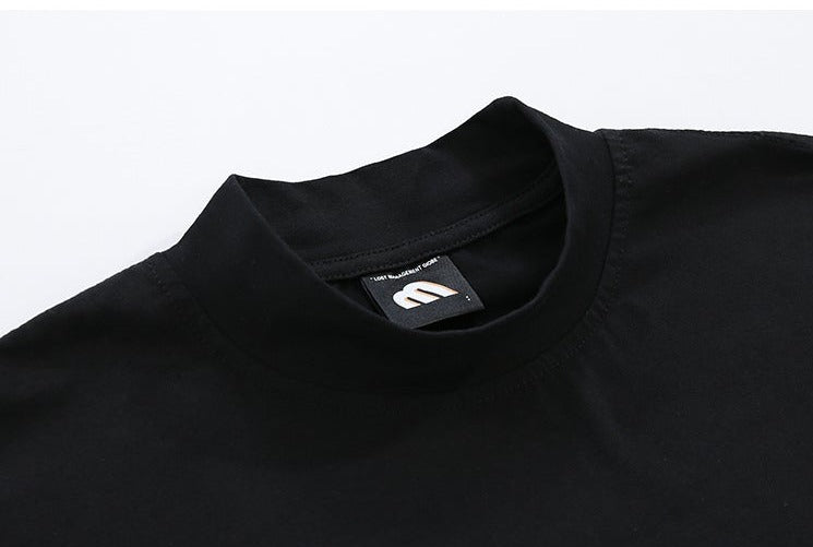 MOCK NECK TEE - INTOHYPEZONE