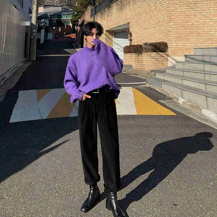 STRAIGHT CUT CORDUROY PANTS - INTOHYPEZONE