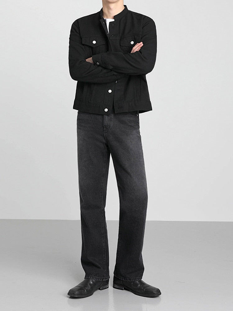 STAND COLLAR WORK JACKET - INTOHYPEZONE