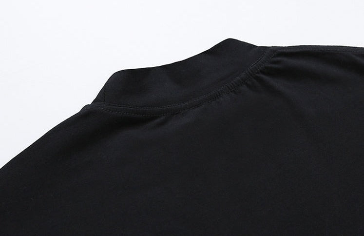 MOCK NECK TEE - INTOHYPEZONE