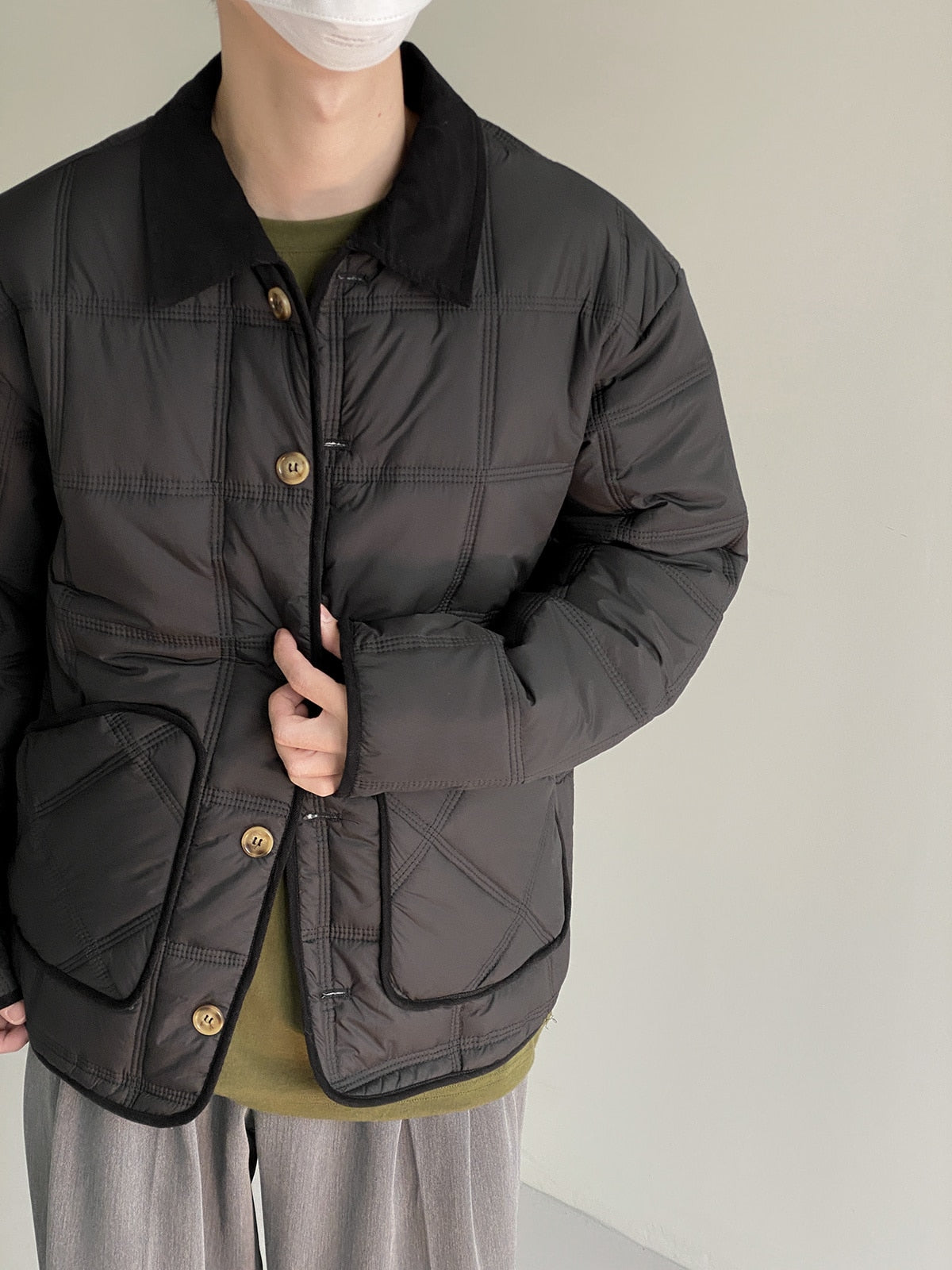 SEAMS DETAIL ZIPPER JACKET - INTOHYPEZONE