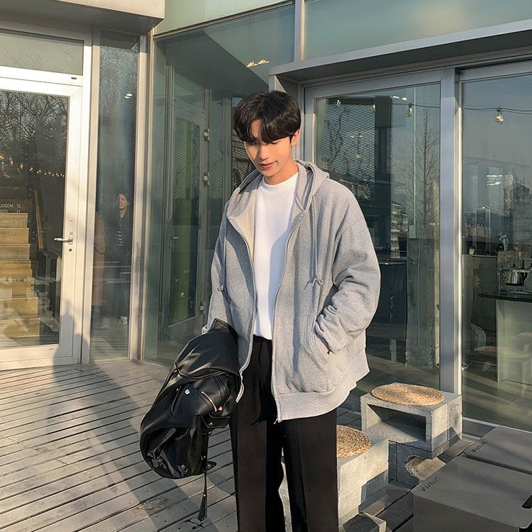 COTTON ZIP UP HOODIE - INTOHYPEZONE