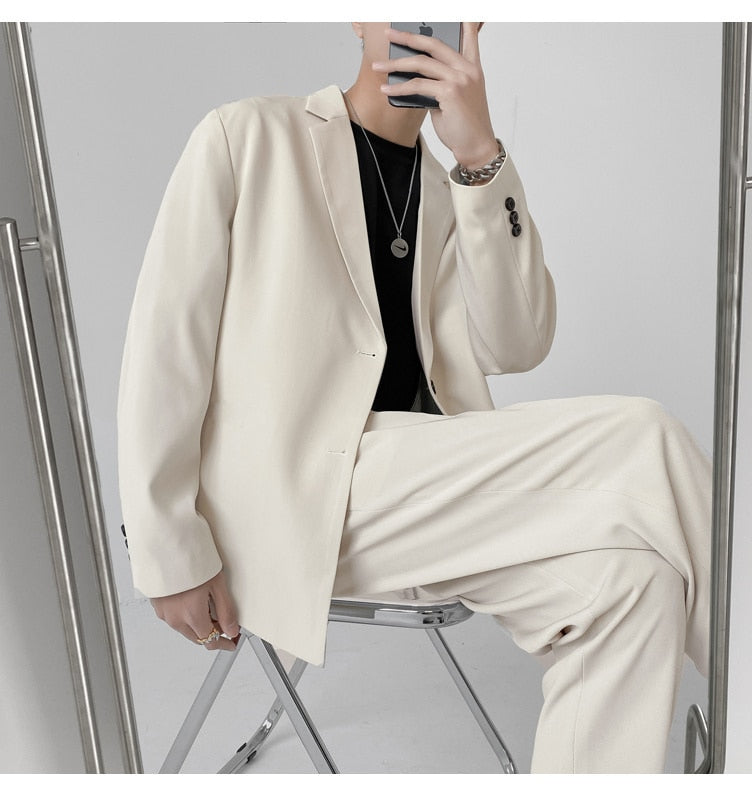 LIGHTWEIGHT TWO PIECE SUIT - INTOHYPEZONE