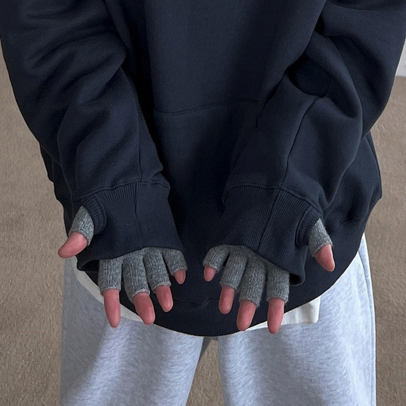 BLANK LOOSE FIT HOODIE - INTOHYPEZONE