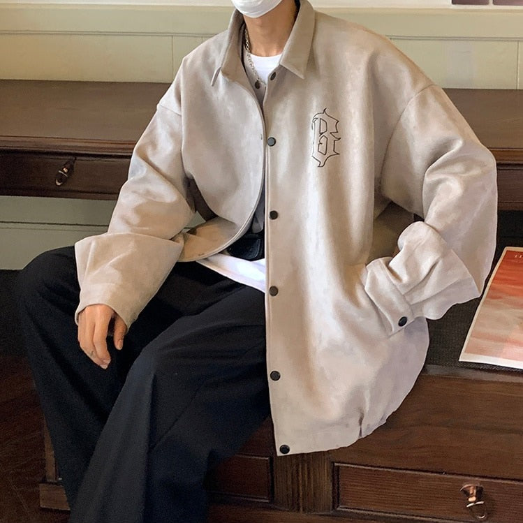 EMBROIDED SUEDE JACKET - INTOHYPEZONE