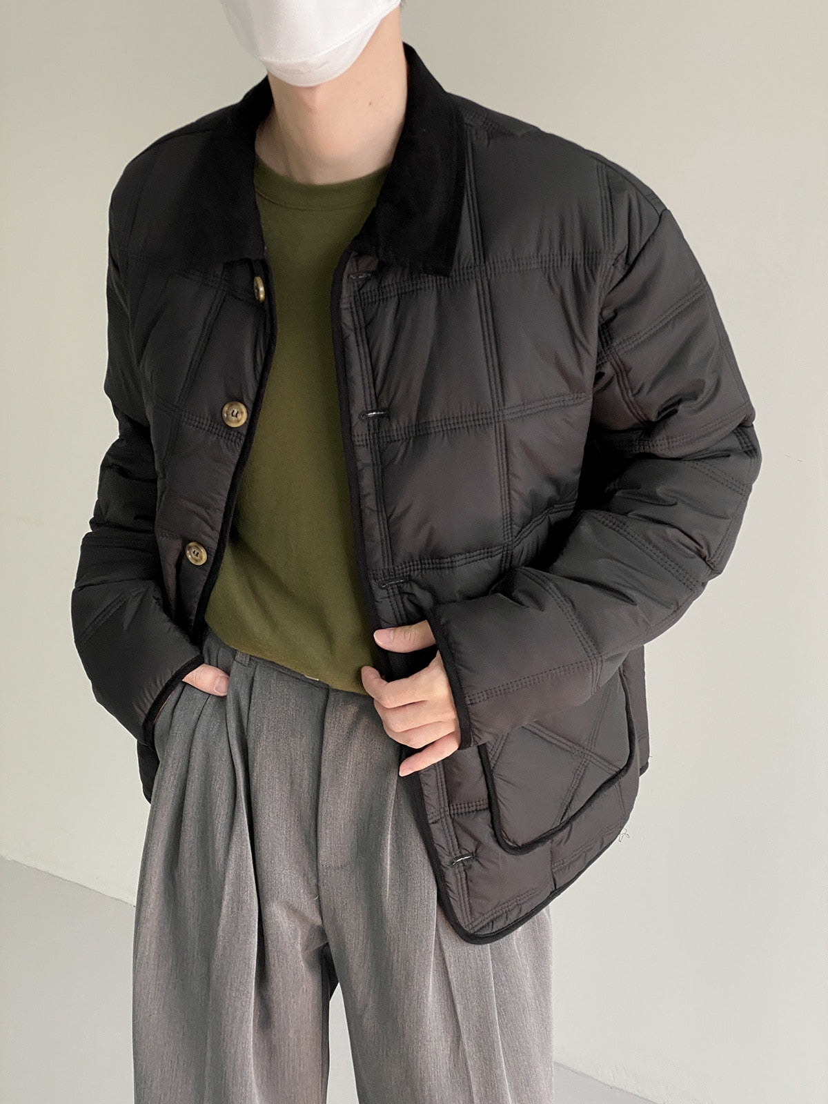 SEAMS DETAIL ZIPPER JACKET - INTOHYPEZONE
