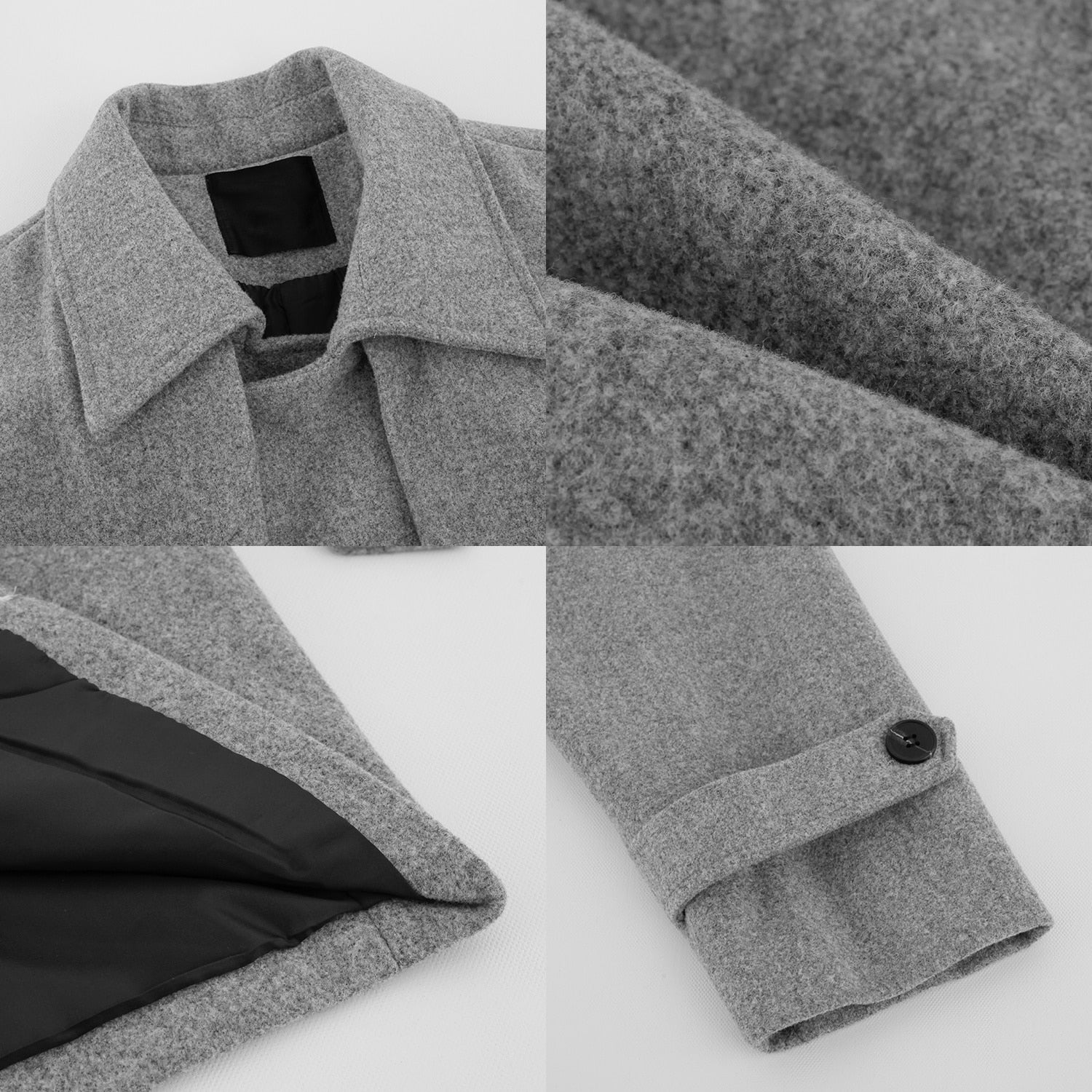 WOOLEN KNEE LONG TRENCH COAT - INTOHYPEZONE