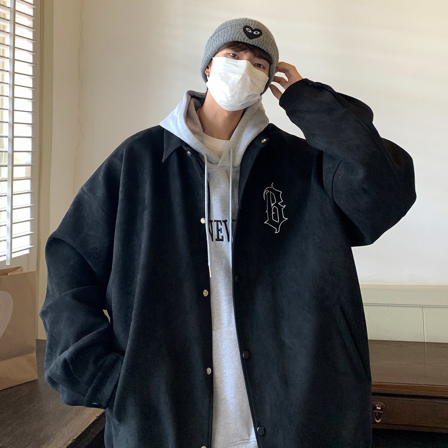 EMBROIDED SUEDE JACKET - INTOHYPEZONE