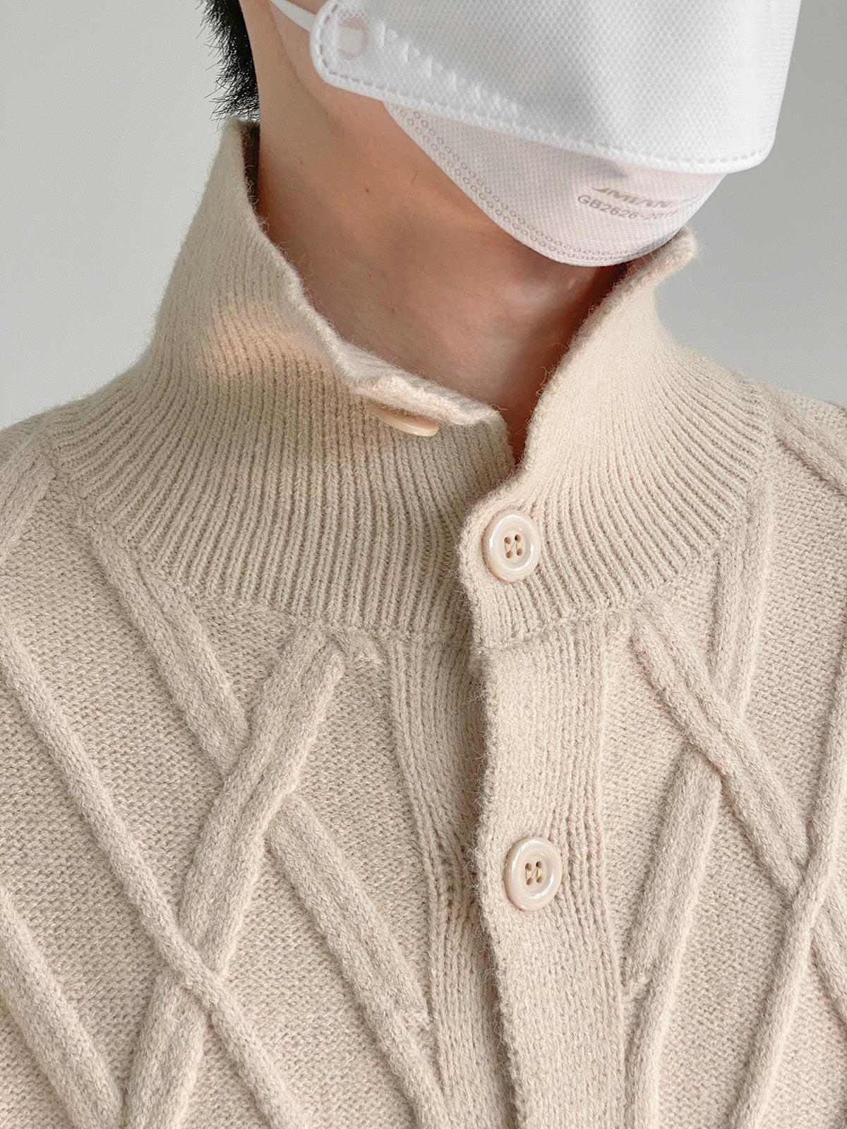 BUTTON KNITTED CARDIGAN - INTOHYPEZONE