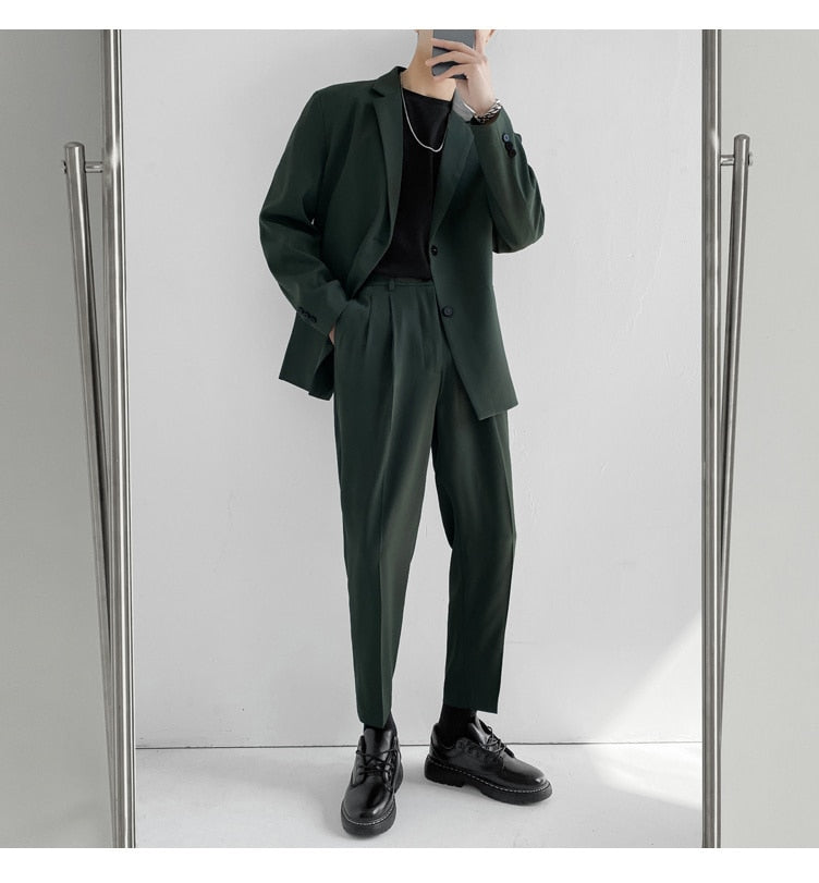 LIGHTWEIGHT TWO PIECE SUIT - INTOHYPEZONE
