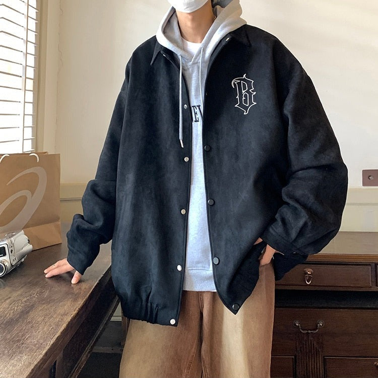 EMBROIDED SUEDE JACKET - INTOHYPEZONE