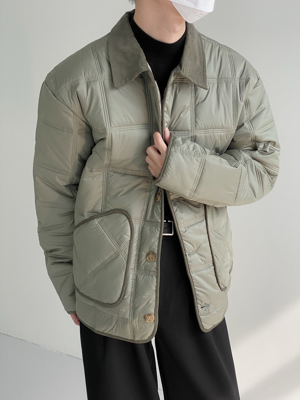 SEAMS DETAIL ZIPPER JACKET - INTOHYPEZONE