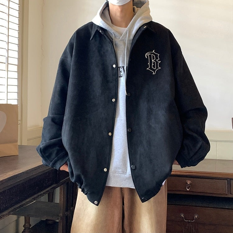 EMBROIDED SUEDE JACKET - INTOHYPEZONE