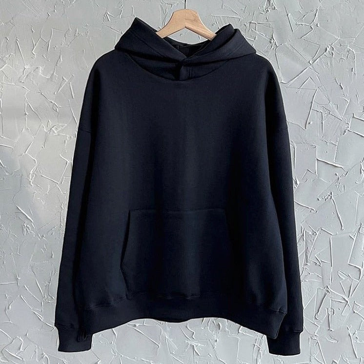 BLANK LOOSE FIT HOODIE - INTOHYPEZONE