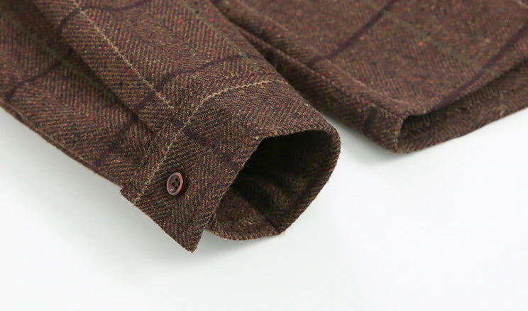 WOOLEN PLAID SHIRT - INTOHYPEZONE