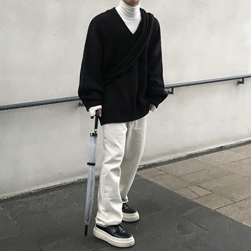 OVERSIZE KNITTED SWEATER - INTOHYPEZONE