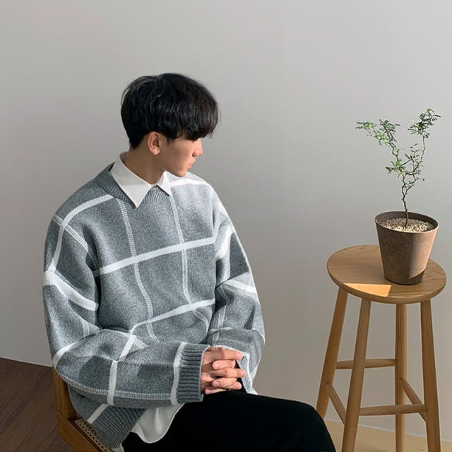 PLAID SWEATER - INTOHYPEZONE