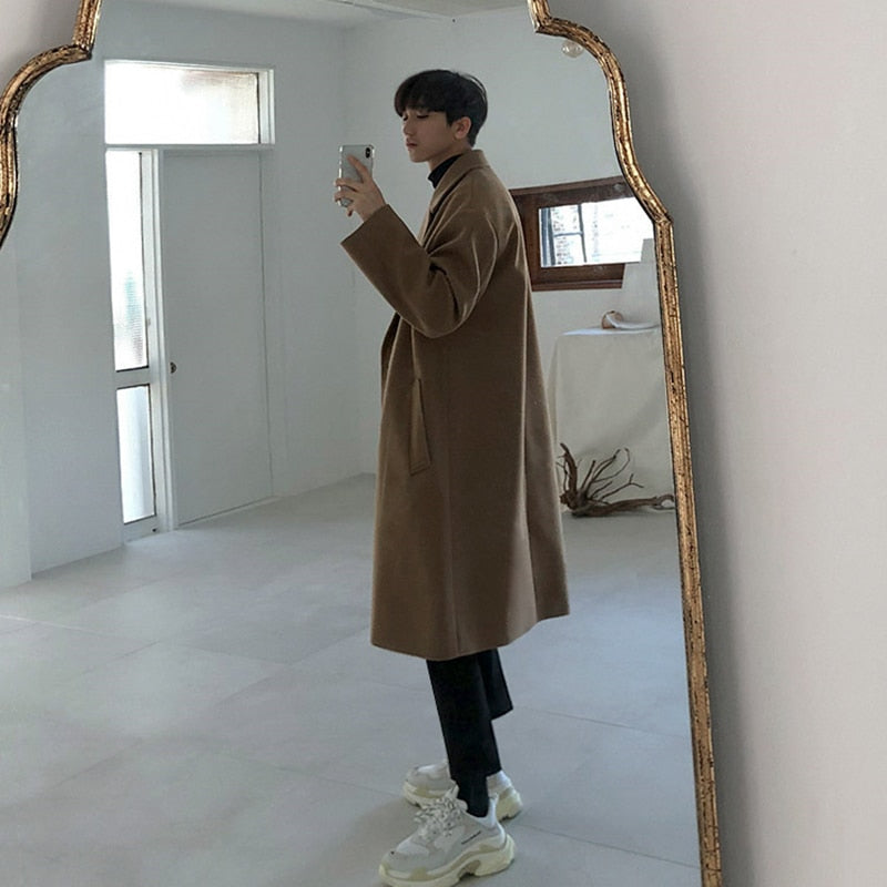 WOOLEN WINTER TRENCH COAT - INTOHYPEZONE
