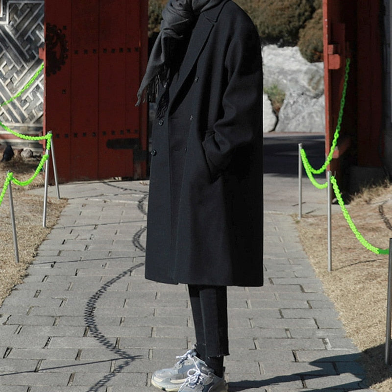 WOOLEN WINTER TRENCH COAT - INTOHYPEZONE