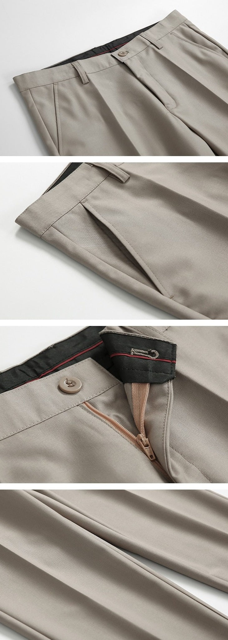 CASUAL STRAIGHT SUIT PANTS - INTOHYPEZONE