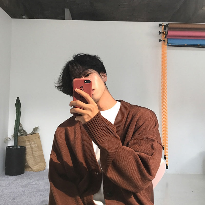 OVERSIZE KNITTED CARDIGAN - INTOHYPEZONE