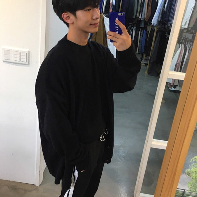 OVERSIZE KNITTED CARDIGAN - INTOHYPEZONE