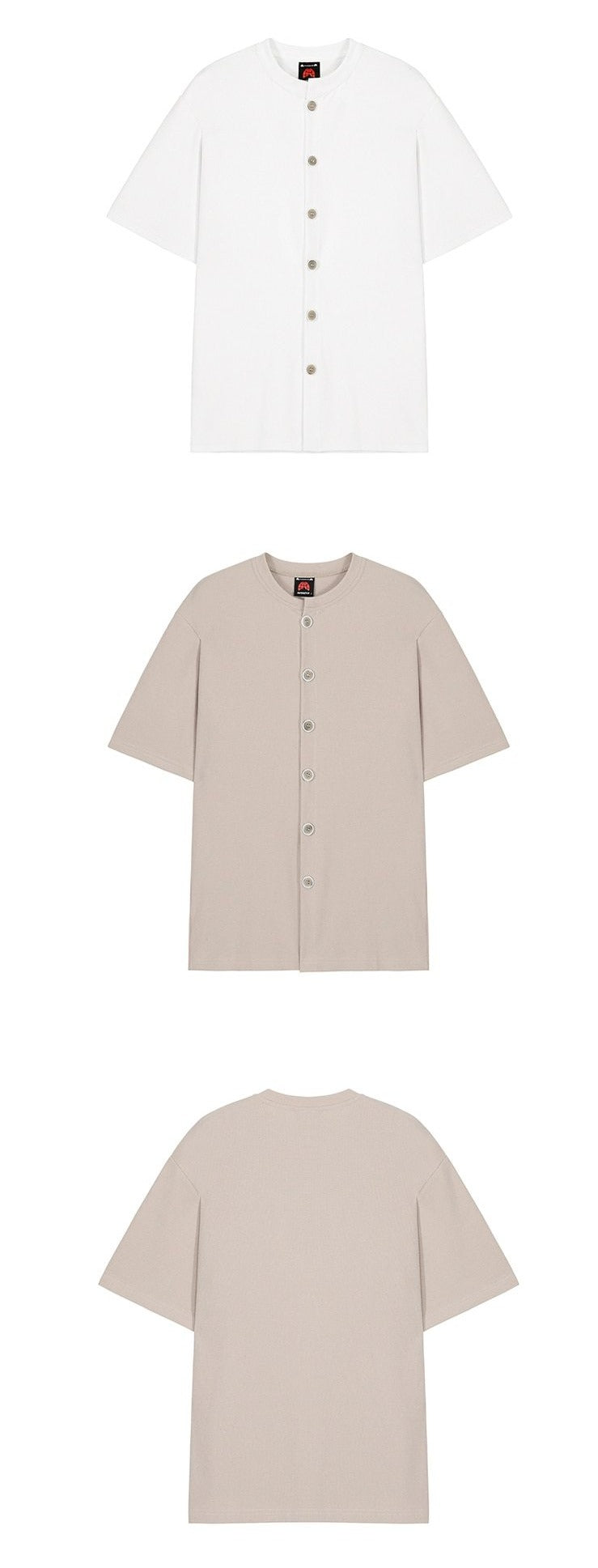 MANDARIN COLLAR KNITTED SHIRT - INTOHYPEZONE