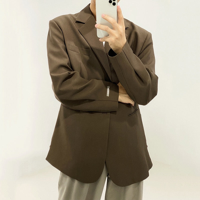SINGLE BREASTED BLAZER - INTOHYPEZONE