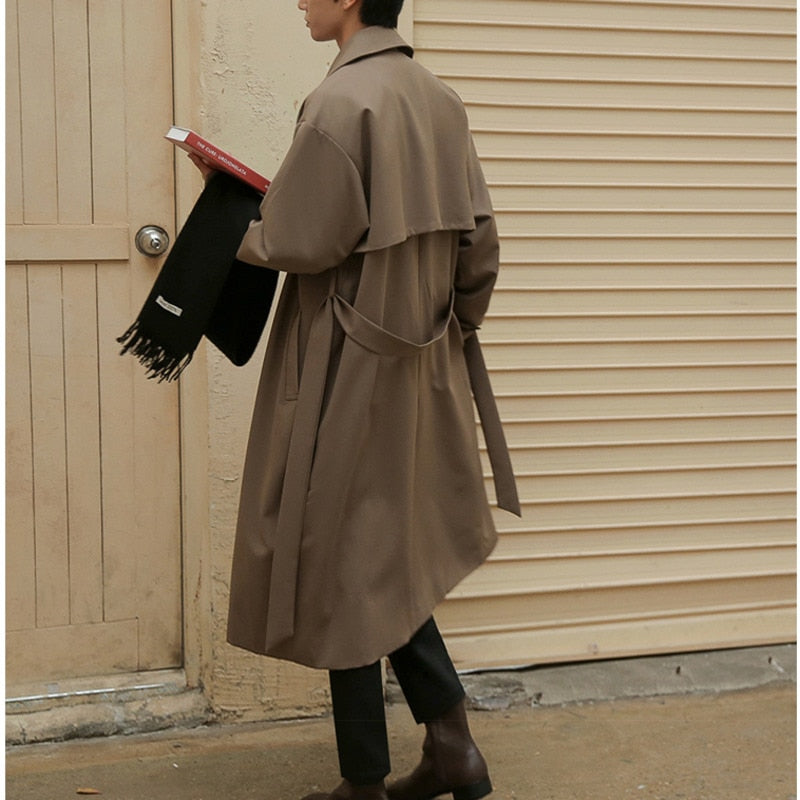 DOUBLE BREASTED TRENCH COAT - INTOHYPEZONE