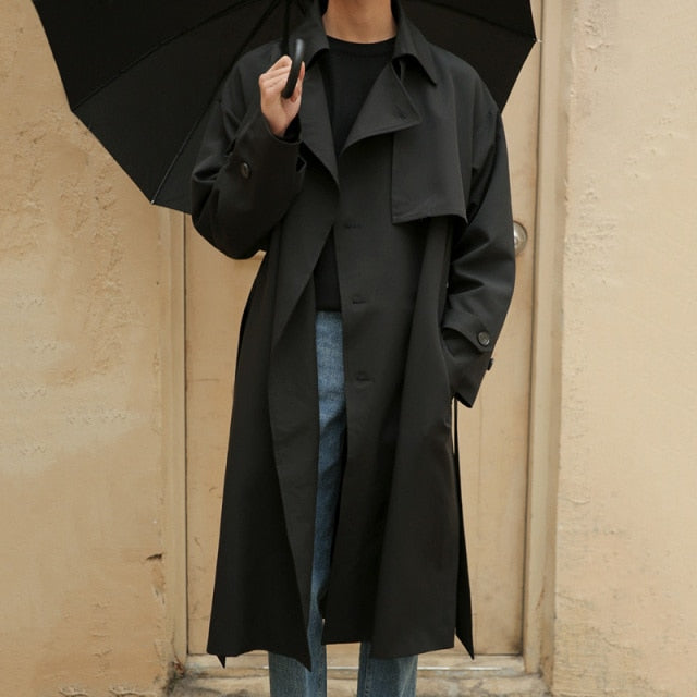 DOUBLE BREASTED TRENCH COAT - INTOHYPEZONE
