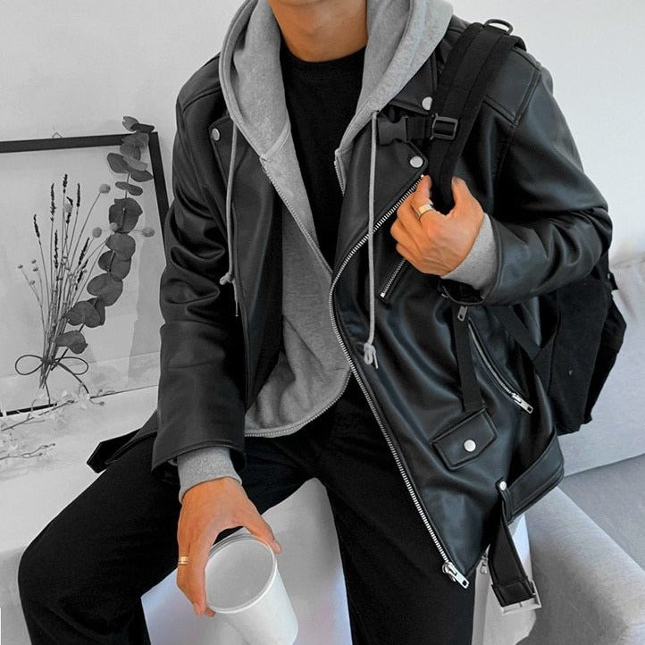 HIGH STREET LEATHER JACKET - INTOHYPEZONE