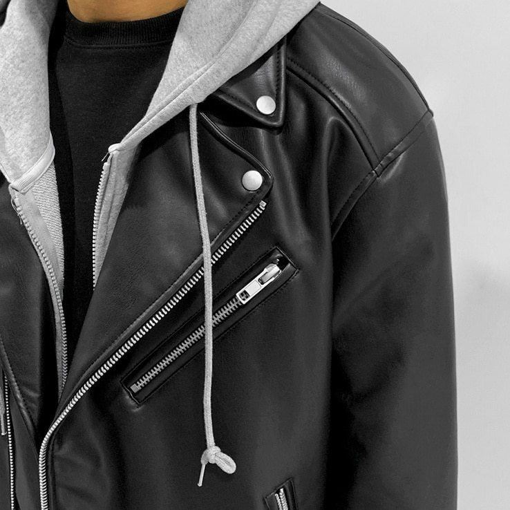 HIGH STREET LEATHER JACKET - INTOHYPEZONE