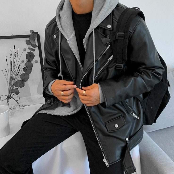 HIGH STREET LEATHER JACKET - INTOHYPEZONE