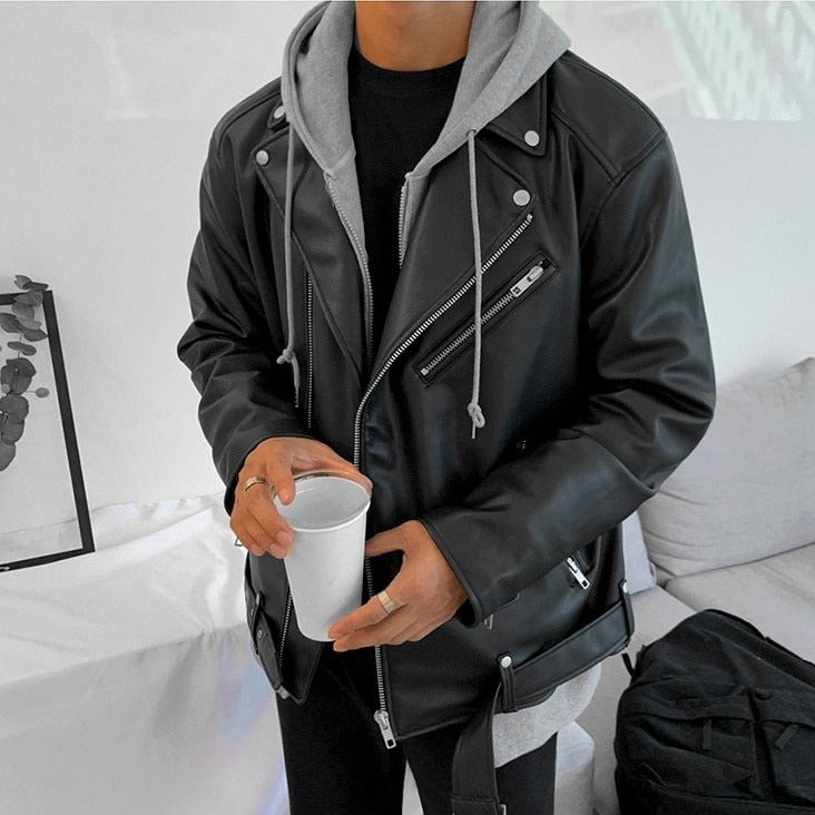 HIGH STREET LEATHER JACKET - INTOHYPEZONE