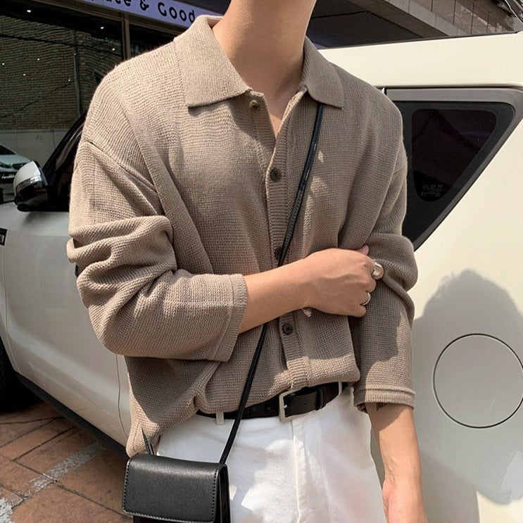 KNITTED POLO SHIRT - INTOHYPEZONE