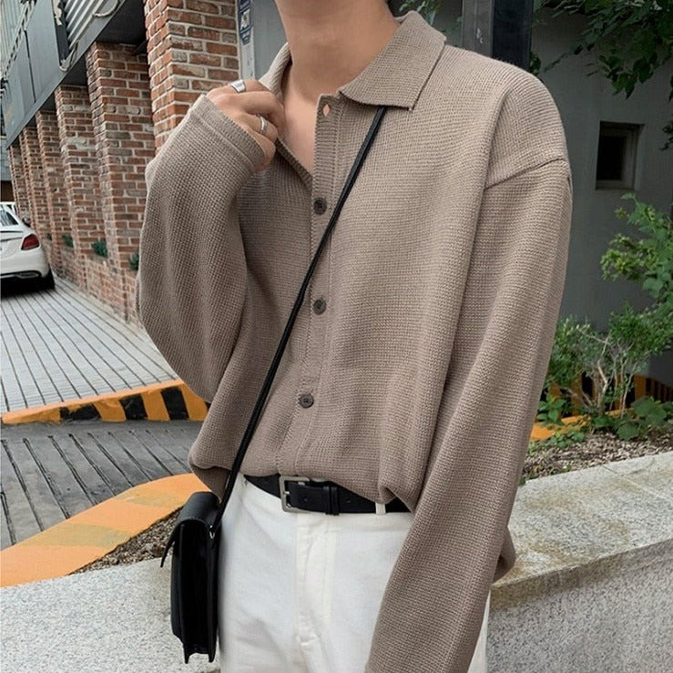 KNITTED POLO SHIRT - INTOHYPEZONE