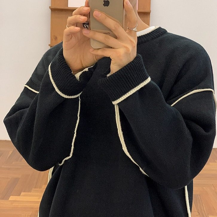 OVERSIZE KNITTED SWEATER - INTOHYPEZONE
