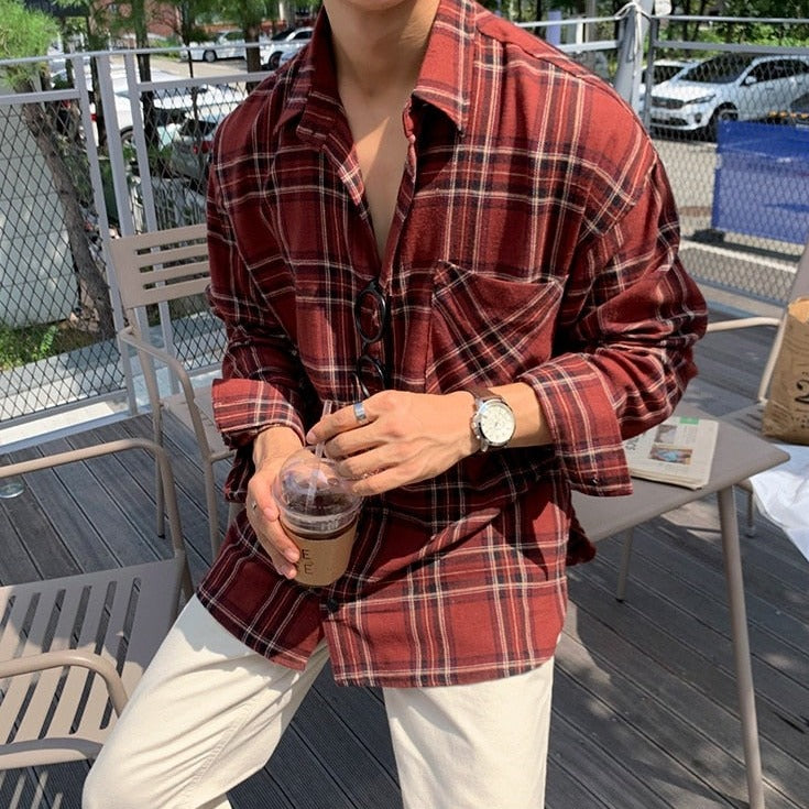 VINTAGE PLAID SHIRT - INTOHYPEZONE
