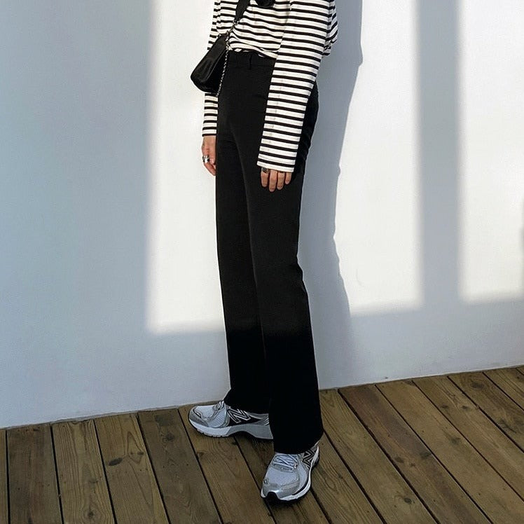 MINI FLARE SUIT PANTS - INTOHYPEZONE